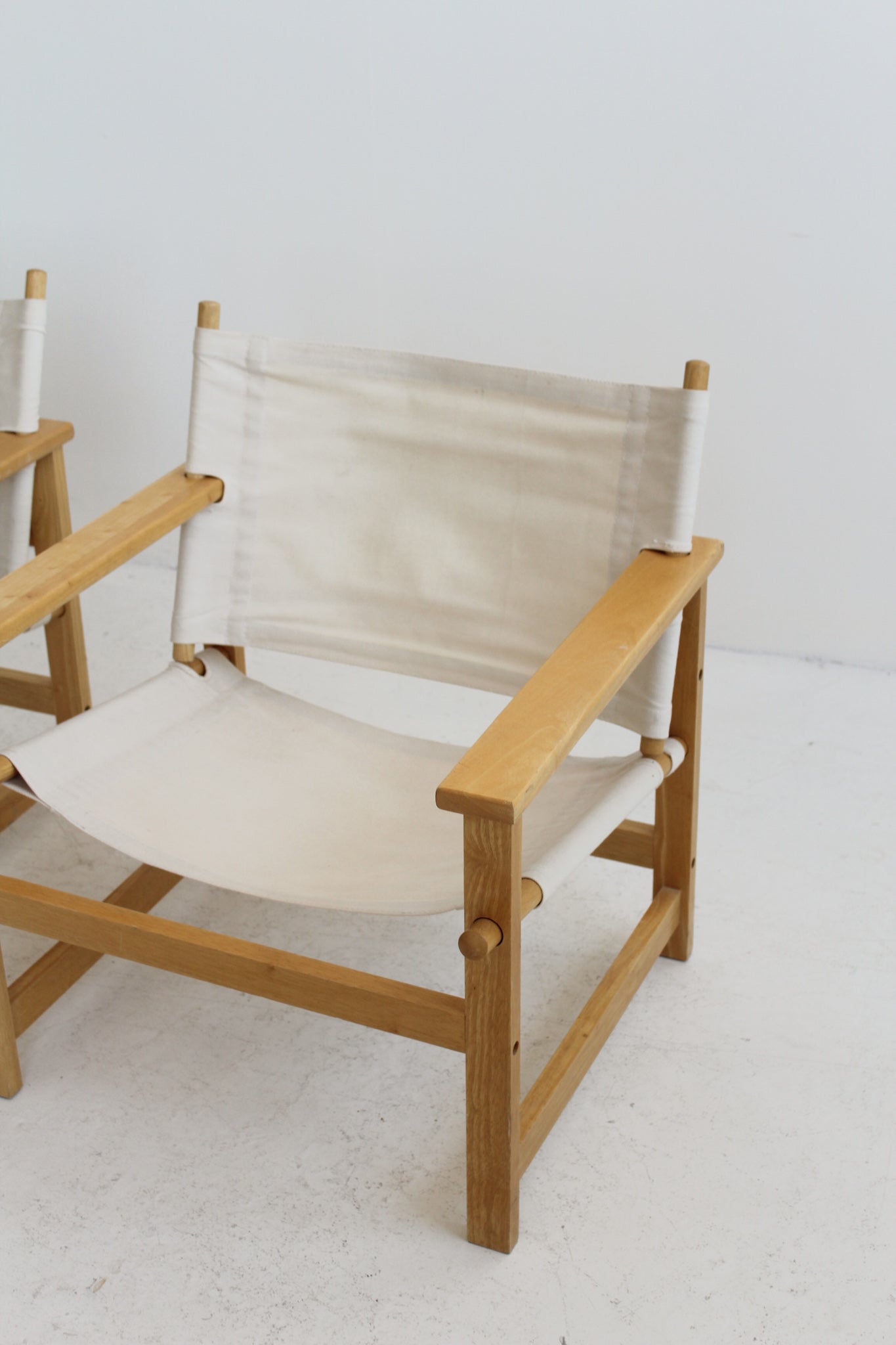 Canvas Sling Lounge Chair