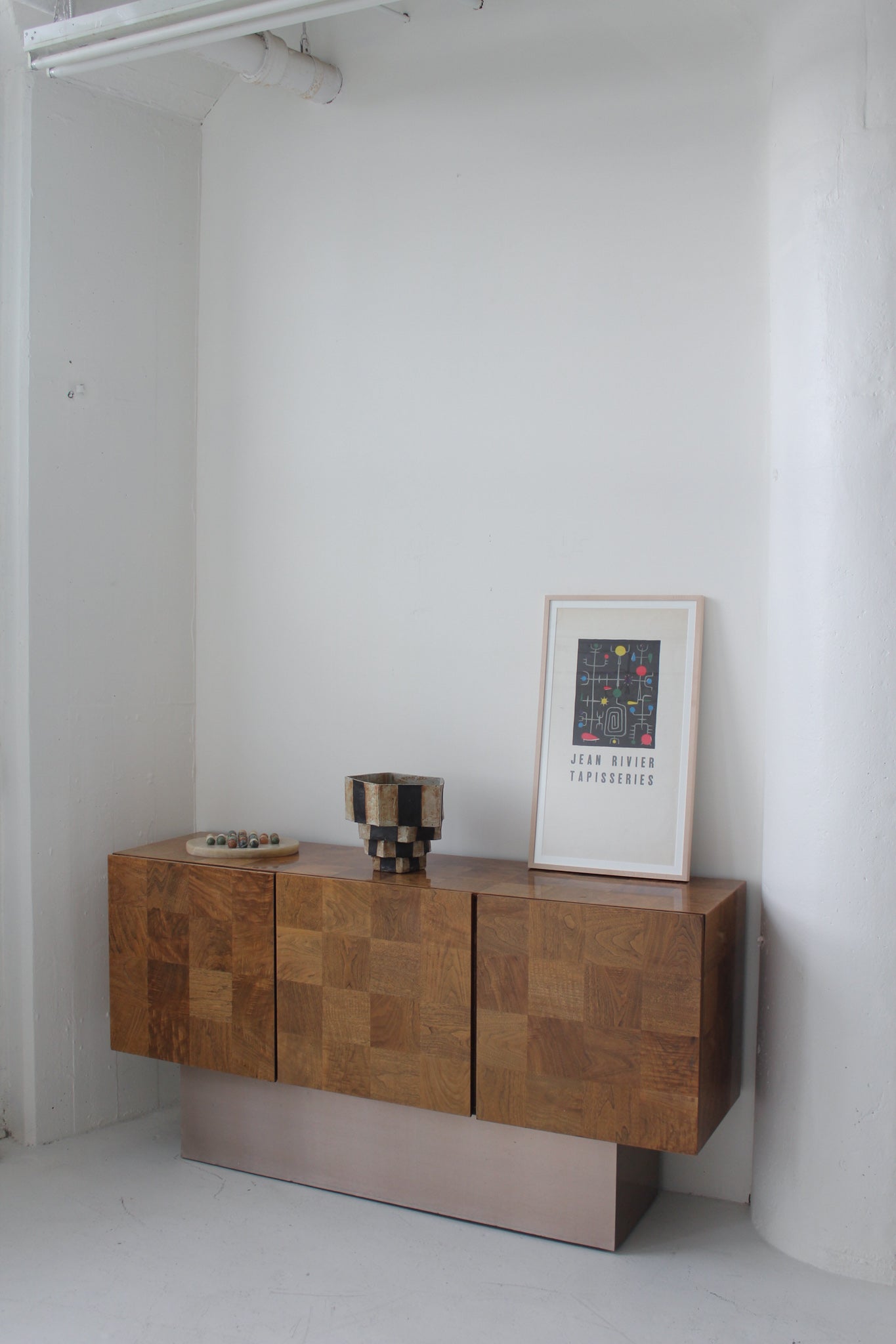 Burl Wood Credenza by Milo Baughman for Thayer Coggin