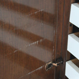 Crédence en ronce de noyer par Milo Baughman pour Thayer Coggin