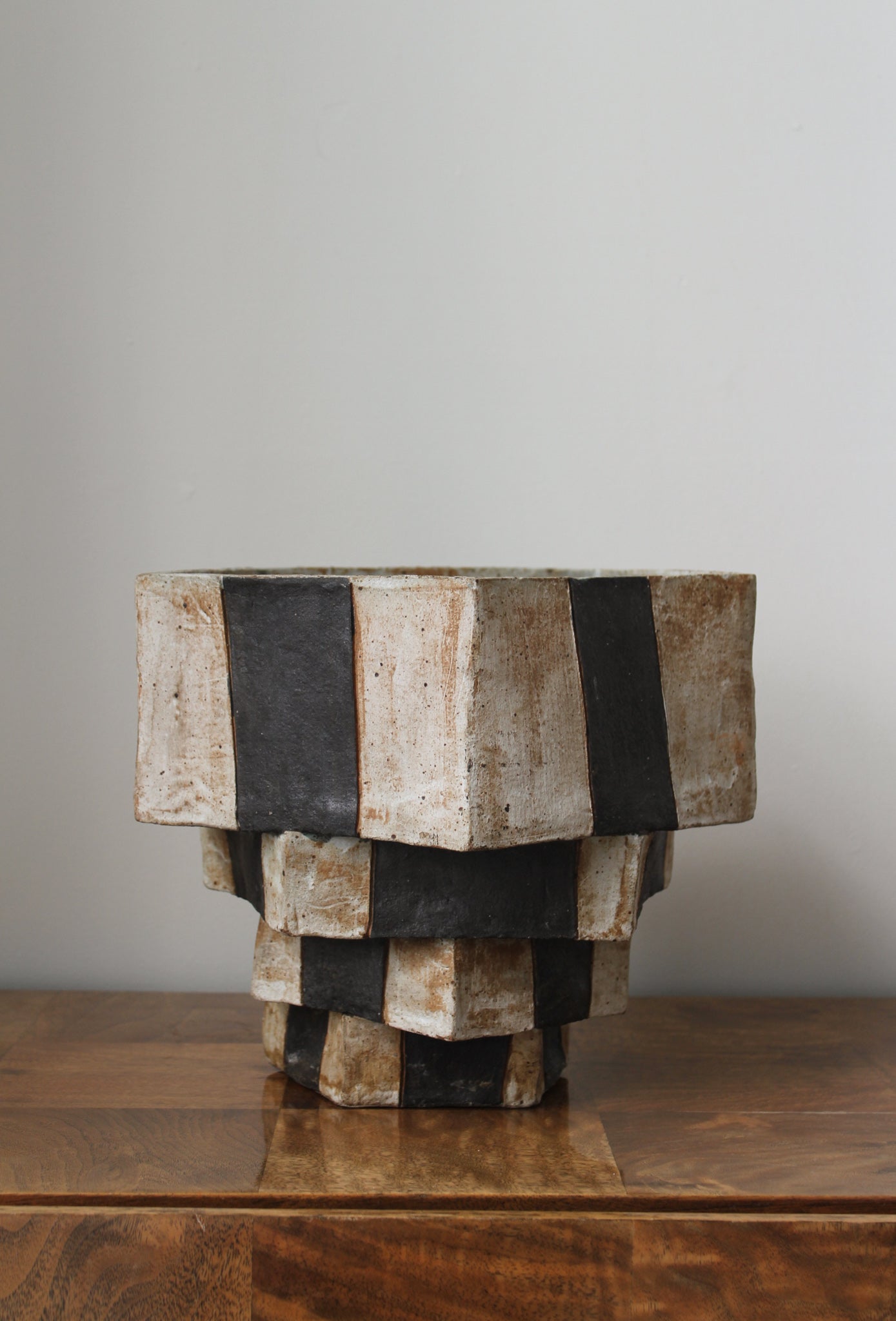 Tiered Sculptural Vase