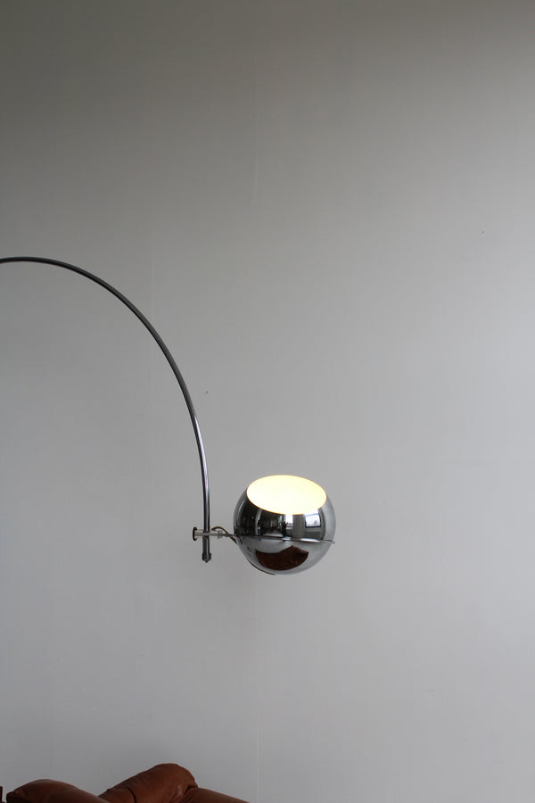 Chrome Arc Floor Lamp by Gepo Amsterdam