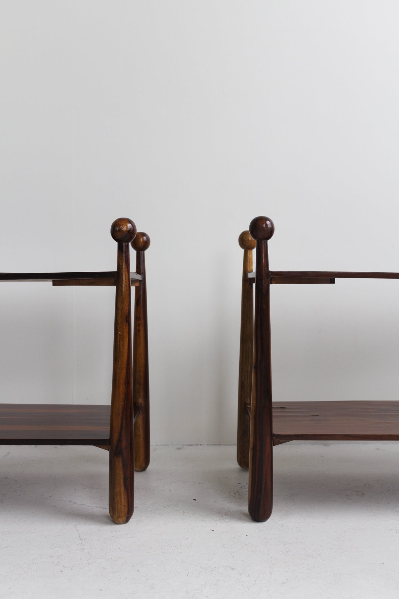 "Quilles" Console in the style of Jean Royère