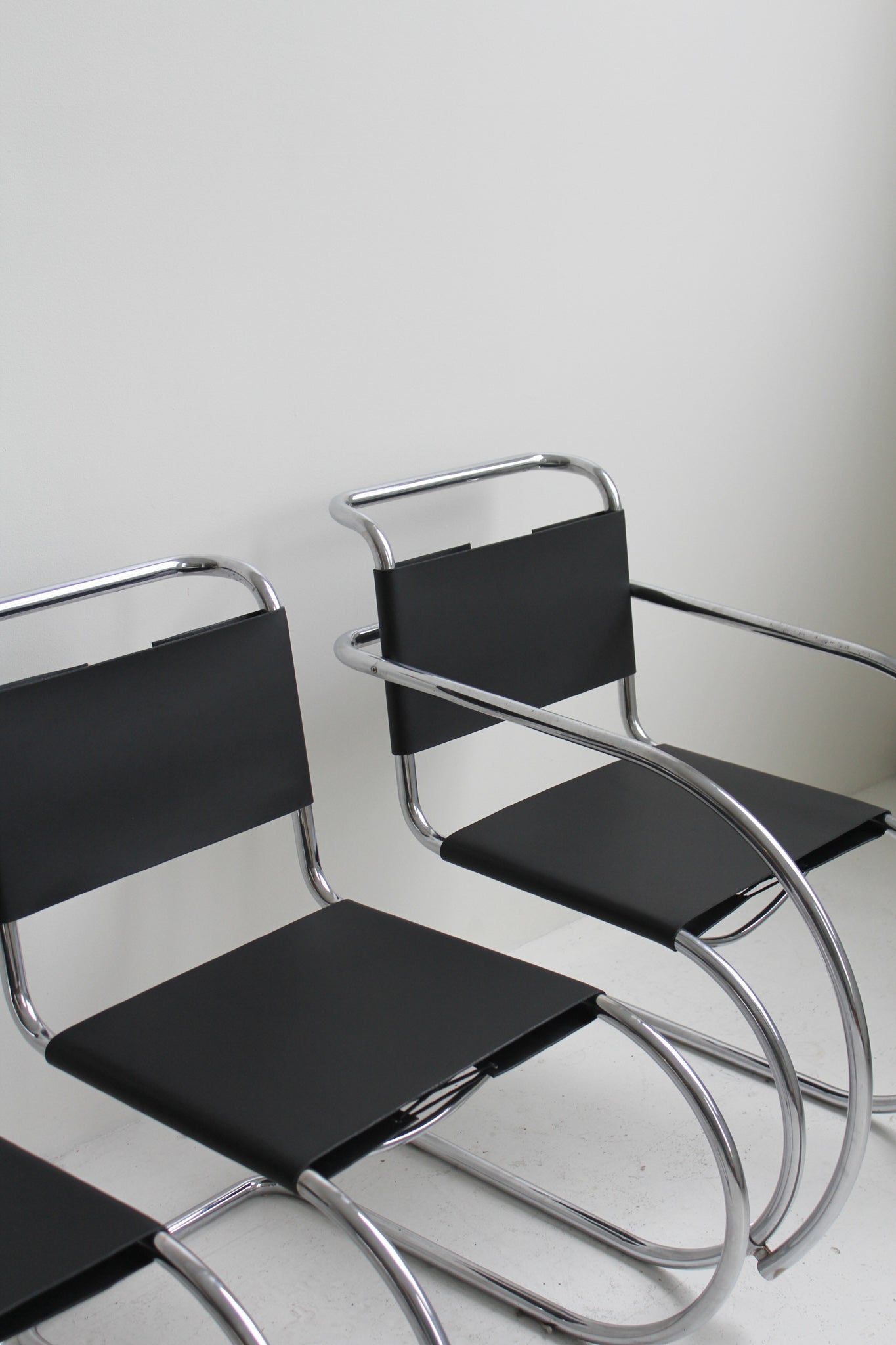 MR10 and MR20 Chairs by Mies Van Der Rohe for Knoll