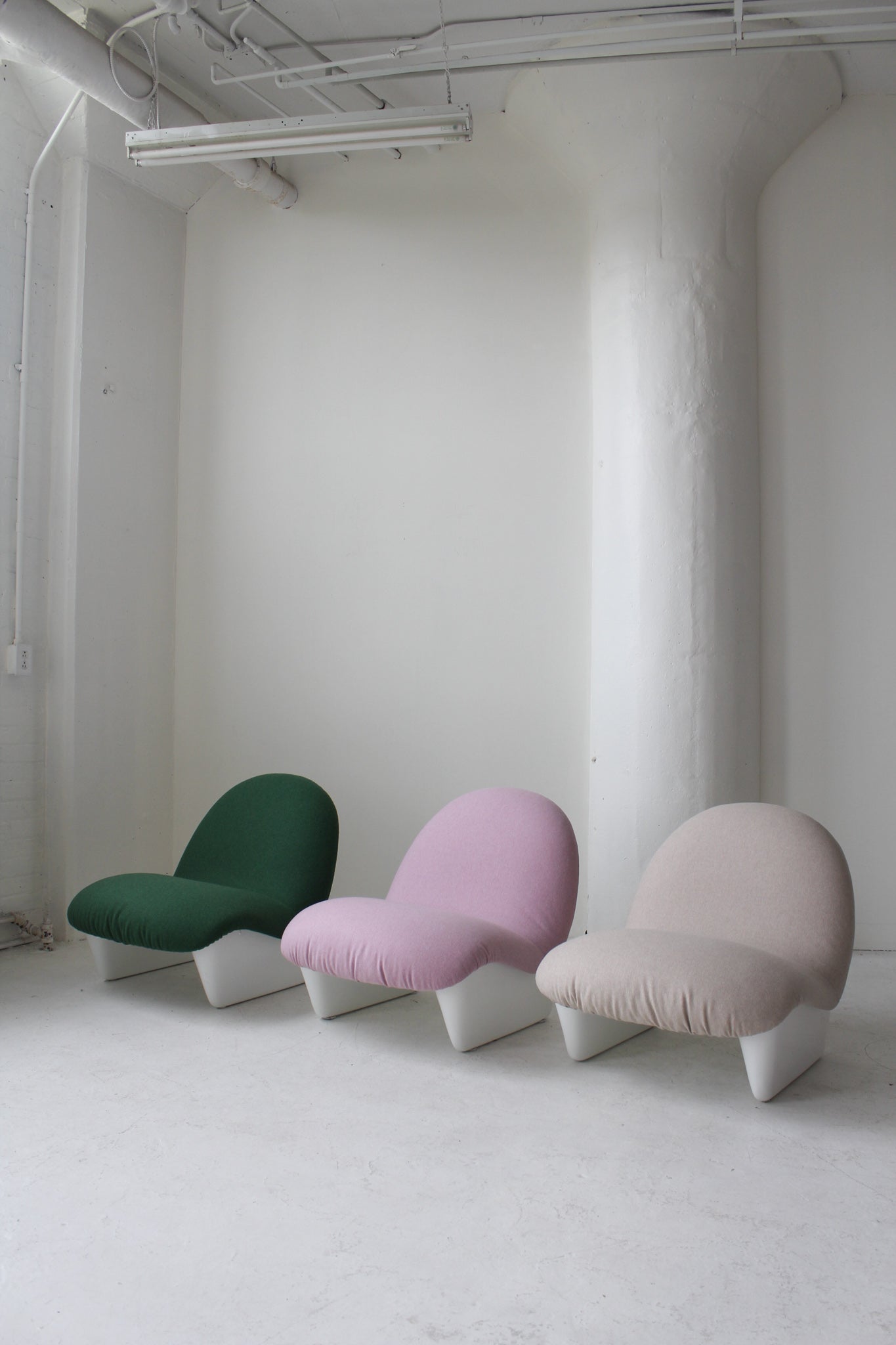 Pink Sadima Chair By Luigi Colani
