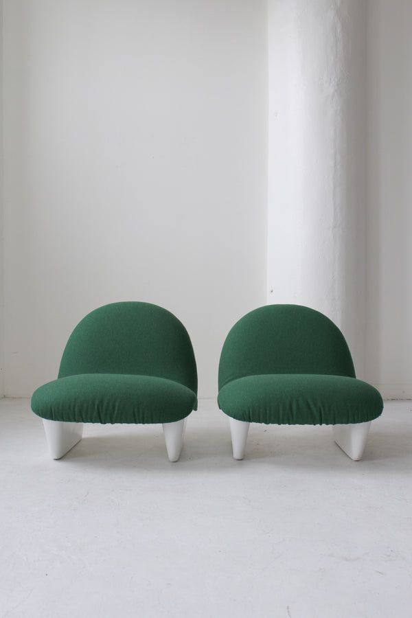 Green Sadima Chair By Luigi Colani